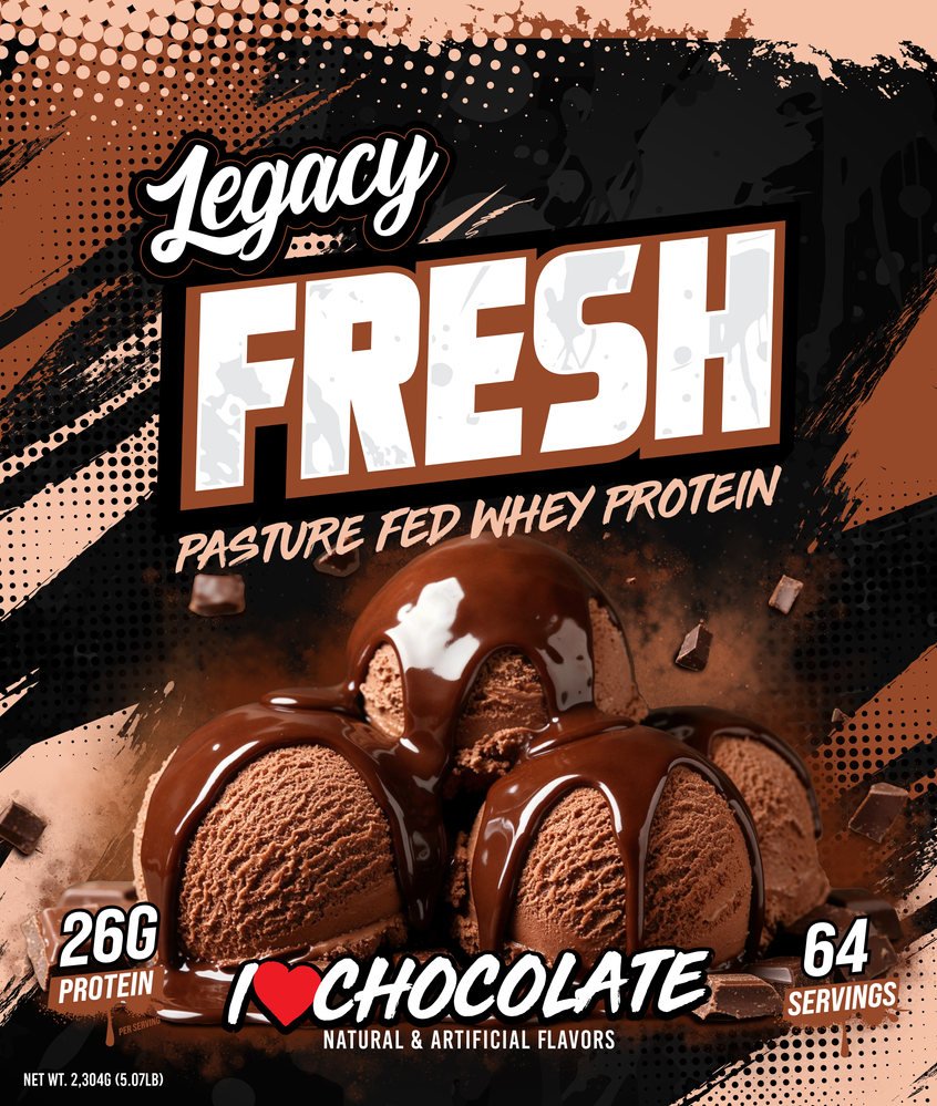 Legacy Fresh - I Love Chocolate — Label Design by Sports Nutrition Labels