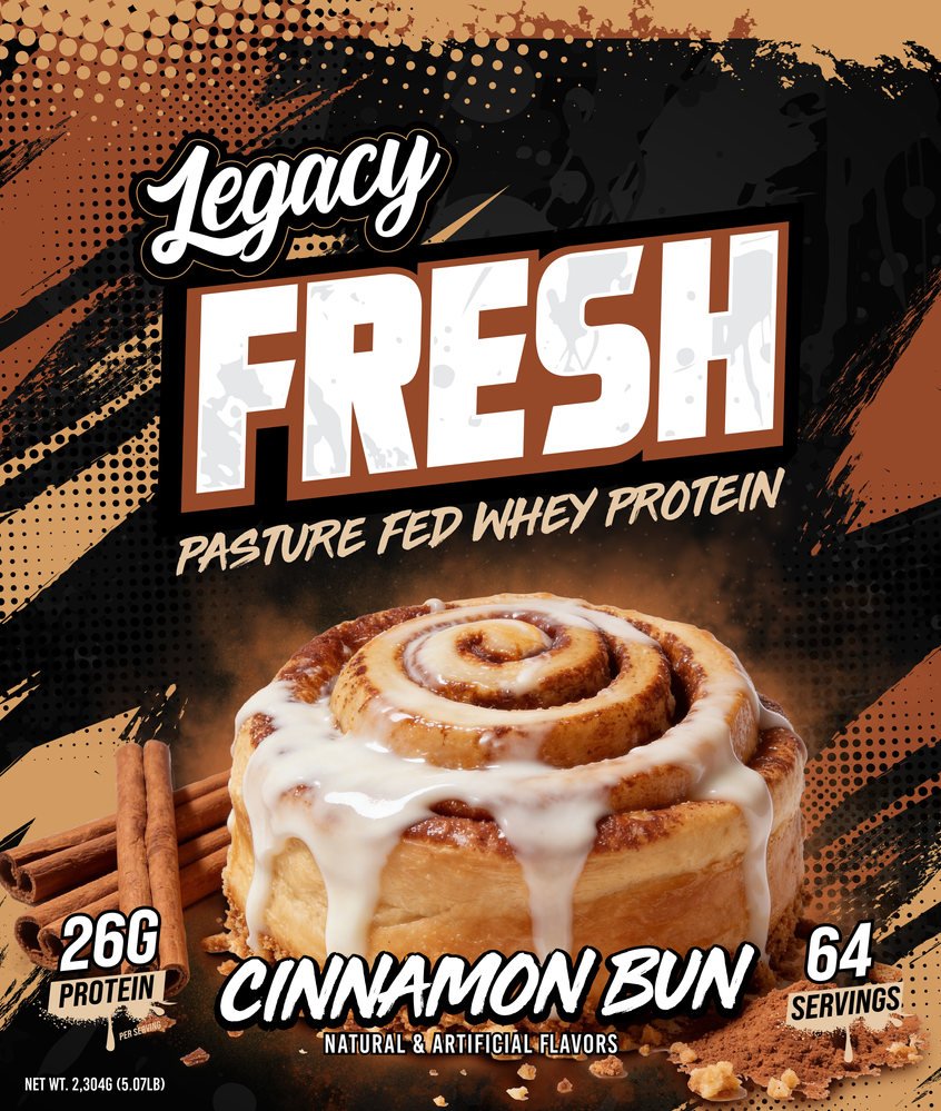 Legacy Fresh - Cinnamon Bun — Label Design by Sports Nutrition Labels