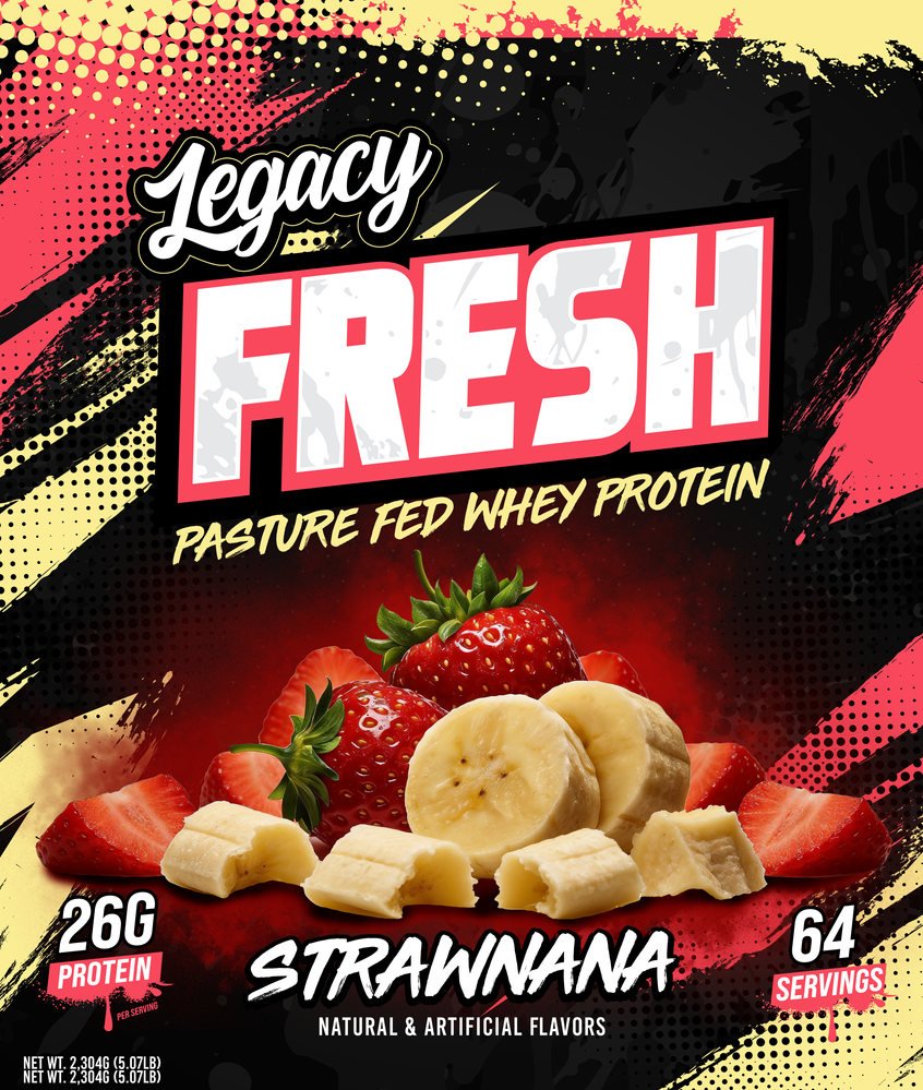 Legacy Fresh - Strawnana — Label Design by Sports Nutrition Labels