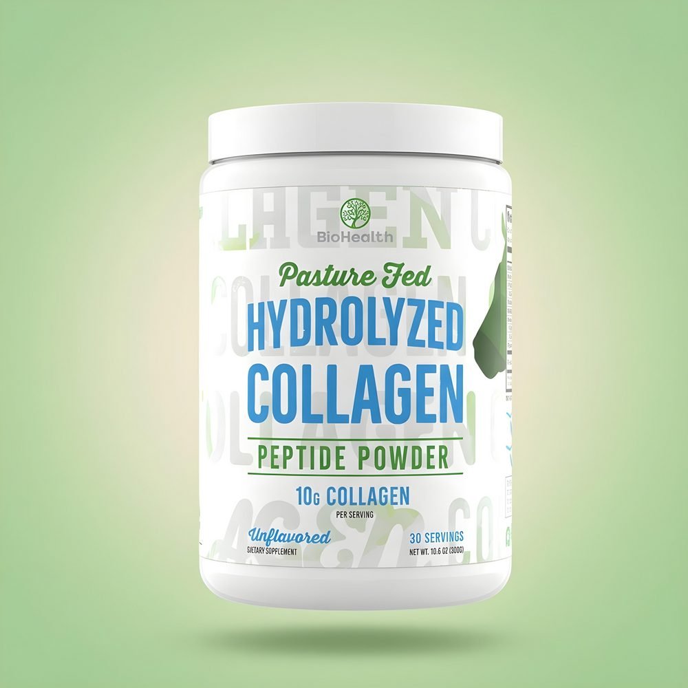 Hydrolyzed Collagen — 3D Render by Sports Nutrition Labels