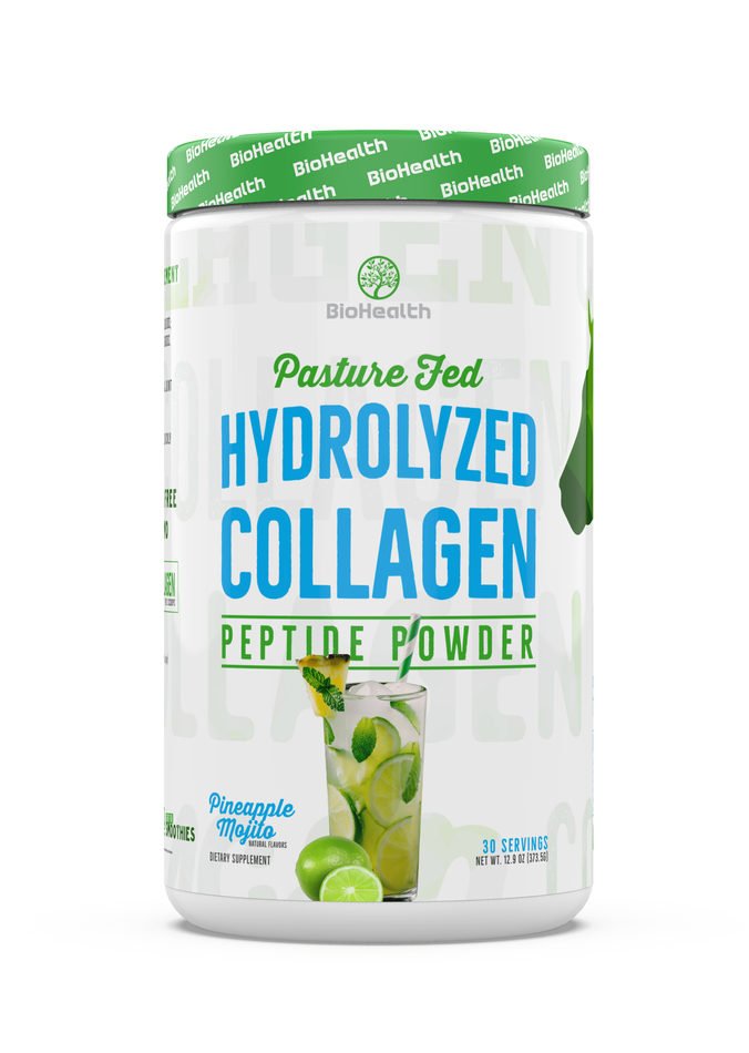 BioHealth Collagen — 3D Render by Sports Nutrition Labels