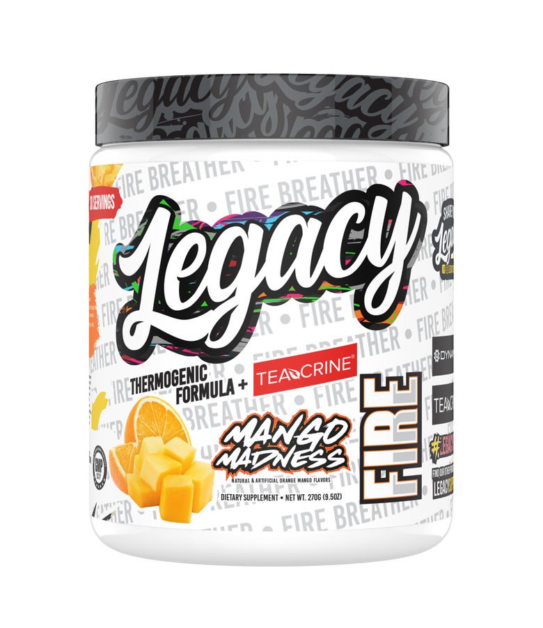 Legacy Fire — 3D Render by Sports Nutrition Labels